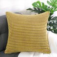 thumbnail image 2 of Unique Bargains Soft Corduroy Striped Velvet Decorative Throw Pillow Cusion Cover, 2 of 9