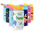 thumbnail image 1 of BOZ Kids Insulated Water Bottle with Straw Lid - Stainless Steel Vacuum Double Wall Toddler Water Bottle, 14 oz (414ml) Scratch-Resistant BPA-Free and Dishwasher-Safe Kids Water Bottle (Safari), 1 of 8