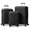 Black, variant on Ktaxon Luggage 3 Piece Set,Suitcase Set with 360° Spinner Wheels Hardside Lightweight Luggage 20in24in28in, White