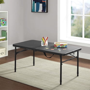 Mainstays Adjustable Height Table, Black