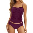 thumbnail image 1 of DGMIOCS Women's Bikini Set Two Piece Bathing Suit Red M, 1 of 5