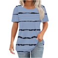 thumbnail image 2 of TNDBKQWR T-Shirts à Manches Courtes Pas Chers pour Femmes T-Shirt à Manches Courtes Femme T-Shirts à Col Rond T-Shirts Mignons pour Femmes, Multicolore-10, m, 2 of 5