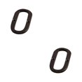 thumbnail image 2 of relayinert Durable And Rustproof Metal House Number Plaque Impeccable Door Decoration Easy To Install Metal Letters House Numbers B17--O 2Set, 2 of 6