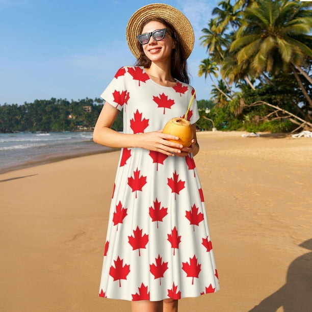 womens beach dresses canada Vsdgher Happy Day for Summer 2025 Casual Midi Maxi Lightweight Short Sleeve Round Neck Dress size:32 Pink Sequin Beaded Lace-Up atr_gender-women beach and cruise holidays.