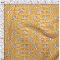 thumbnail image 4 of oneOone Georgette Viscose Mustard Yellow Fabric Abstract Block Sewing Craft Projects Fabric Prints By Yard 42 Inch Wide, 4 of 5