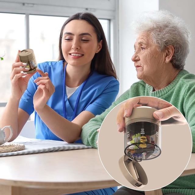 Meitianfacai Distributeur d'Emballage Portable Trois Repas par Jour, Café