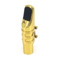 thumbnail image 1 of Yeacher 6C Tenor Saxophone Mouthpiece Musical Instrument Accessories Brass Material with Reed Buckle Patch, 1 of 7