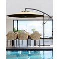 thumbnail image 2 of Patio Umbrella Heavy Duty 10FT Offset Cantilever – 8-Rib Frame with 360° Rotation & Adjustable Tilt – UPF 50+ UV Protection Waterproof Sun Shade for Backyard, Garden, Deck, Pool & Outdoor Market–Beige, 2 of 6