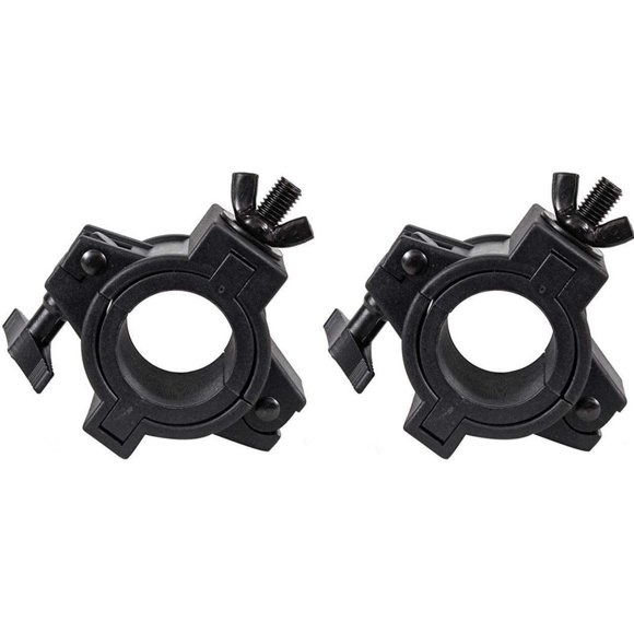 (2) Pinces à Cheveux Enveloppantes à 360 Degrés American Dj O-Clamp/1.5