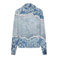 thumbnail image 4 of 2023 Chandail en Molleton de Mode pour Femmes 50 % de Rabais Liquidation Chandails en Molleton Décontractés Sans Capuche Mode Manches Longues Imprimé Demi-Fermeture à Glissière Col à Capuche, 4 of 4