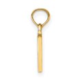 thumbnail image 2 of Diamond2Deal 14K Yellow Gold Letter V Initial Pendant for Women, 2 of 6