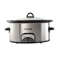 thumbnail image 1 of Crock-Pot 6-Quart One-Touch Slow Cooker, Stainless Steel, 1 of 5