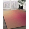 thumbnail image 3 of Ahgly Company Tapis d'Intérieur Lavable en Machine Carré Transitionnel Rouge Bordeaux Vif, 3 Pieds Carré, 3 of 7