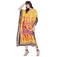 thumbnail image 3 of Robe Maxi pour Femmes en Polyester, Caftans, Robe Ample, Grande Taille, Manches Kimono, Long Kaftan, Robes de Soirée, Kaftan Décontracté d'Été, 3 of 6