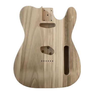 Maple Wood T-Style Guitar Body, Electric Guitar Body, Unfinished, Guitar Luthier