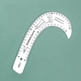 thumbnail image 4 of Sewing French Curve Ruler Fashion DIY Clothes Template Making Design Pattern Making Armhole Curve, 4 of 9