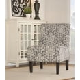 thumbnail image 2 of Avondale Grey Damask Accent Chair, 2 of 7