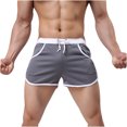 thumbnail image 1 of Men's Athletic Shorts Summer Drawstring Quick Dry Lightweight Running Workout Gym Beach Lounge Shorts with Pockets, 1 of 7