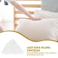 thumbnail image 3 of HLONK Coussin de Canapé Rembourrage en Latex pour Pouf Blanc 1 Ensemble, 3 of 8