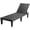 Black, variant on Costway Patio Lounge Chair Chaise Recliner Weather Resistant Adjustable Black