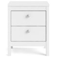thumbnail image 3 of Tvilum, White Madrid 2 Drawer Nightstand, 3 of 5