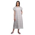 thumbnail image 1 of Moomaya Chemise de Nuit d'Allaitement à Col Rond Imprimée pour Femmes en Coton, 1 of 6