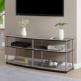thumbnail image 2 of Convenience Concepts Designs2Go Three-Tier 60" TV Stand in Gray Faux Birch Wood, 2 of 5