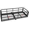thumbnail image 1 of Yiwa Foldable 750 lbs Steel Hitch Basket, Heavy Duty Cargo Carrier for RV, SUV, Truck, 2-Inch Receiver Compatible, 1 of 9