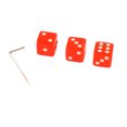 thumbnail image 3 of Guitar Volume Control Knobs, Wear  Dice Shape Volume Tone Knobs 3PCS With 1 Wrench For Electric Guitar Black,Red,White, 3 of 8