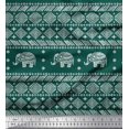 thumbnail image 1 of Soimoi Georgette Viscose Fabric Aztec & Tribal Elephant Animal Print Fabric by the Yard 42 Inch Wide, 1 of 3