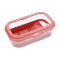 thumbnail image 2 of Bunblic Turtle Tank Detachable Indoor Decor Case Container Habitat Reptile Tank for Pet Turtle Small Amphibious Creatures Hermit Crabs M pink, 2 of 8
