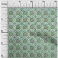 thumbnail image 2 of oneOone Rayon Green Fabric Asian Suzani Craft Projects Decor Fabric Printed By The Yard 56 Inch Wide, 2 of 5
