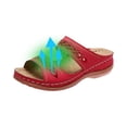 thumbnail image 4 of DPTALR Sandales Compensées Décontractées pour Femmes Dames Chaussures Pantoufles d'Extérieur, 4 of 7