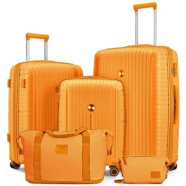Joyway Ensemble de 5 Pcs de Bagages Valise Rigide Légère avec Cadenas TSA Roues Pivotantes