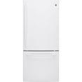 thumbnail image 2 of GE 20.9 cu.ft. Bottom Freezer Refrigerator White GDE21DGKWW, 2 of 4