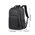 thumbnail image 2 of Matoen12 Waterproof Large Capacity Business Backpack for Men, Oxford Cloth Travel Bag with USB Port, Computer Backpack Suitable for 17 Inches Laptop & Tablet, 2 of 5
