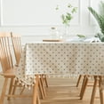 thumbnail image 4 of Wzzjkit Table Cloth Blue Daisys Printing Small Fresh Rustics Tablecloth Tablecloth Household Cover Tassel Lace, 4 of 9
