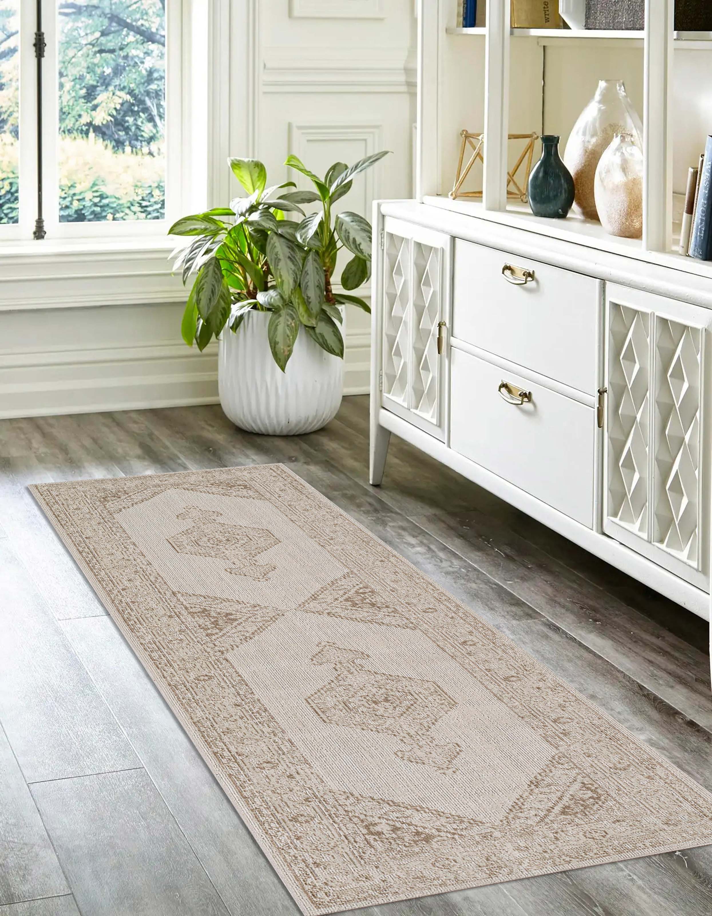 ECARPET Maude Tapis de Couloir pour Salon, Chambre, Salle A Manger, Entrée, et Plus Encore.
