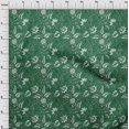 thumbnail image 4 of oneOone Polyester Spandex Green Fabric Jacobean Floral Craft Projects Decor Fabric Printed By The Yard 56 Inch Wide, 4 of 4