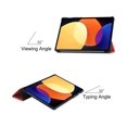 thumbnail image 3 of Case for Xiaomi Pad 5 Pro 12.4 inch 2022, Tri fold Slim Lightweight Hard Shell Smart Protective Cover with Multi-Angle Stand, Universal Stylus Pen, 3 of 7