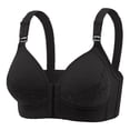 thumbnail image 2 of Bras for Women, Middle Aged And Elderly Bras Without Steel Rings Large Size Underwear Front Button Style Bra Comfortable Bra, 2 of 3