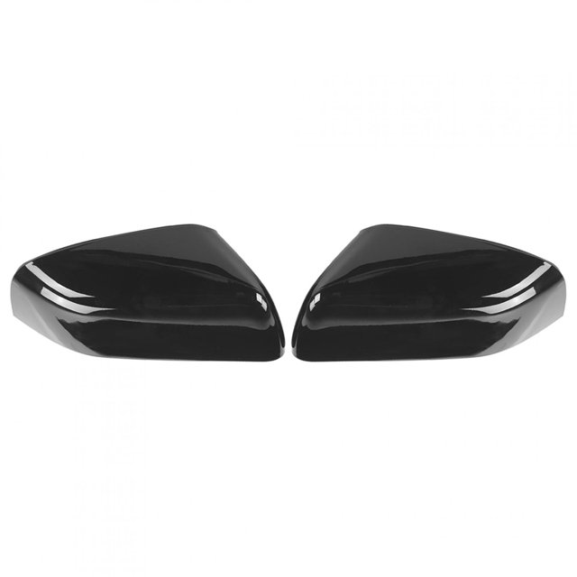 ANGGREK 2pcs Coques de Rétroviseur Noir Brillant Ajustement pour Rover de la Gamme Land Rover Sport/LR2/LR4, Coque de Rétroviseur de Porte,LR019962