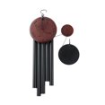 thumbnail image 4 of Hometrends 30" Classic Black Metal Outdoor Wind Chime, 4 of 8