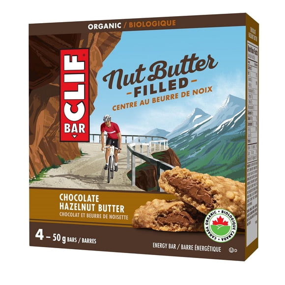 CLIF Bar Nut Butter Organic Chocolate Hazelnut Energy Bars