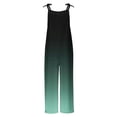 thumbnail image 5 of LOVZFMLL Combinaison pour Femme, Salopette Décontractée Sans Manches à Imprimé pour Dames, Vert Menthe, 5TG, 5 of 5