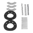 thumbnail image 2 of Rear Sprocket Mount Kit, Abrasion Resistant 9 Hole Strong Easy Installation Sprocket Mount Rubber Pads Kit  For 2 Stroke Motorized Bicycle, 2 of 8