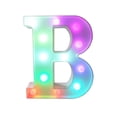 thumbnail image 1 of Colorful Light Up Letters Led Letter Lights with Remote 18 Colors Letters with Lights for Wedding Birthday Party Lamp Christmas Home Bar Decoration - Diamond Design Battery Powered, 1 of 7