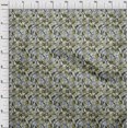 thumbnail image 4 of oneOone Cotton Silk Light Blue Fabric Abstract Geometric With Texture Fabric For Sewing Printed Craft Fabric By The Yard 42 Inch Wide, 4 of 4