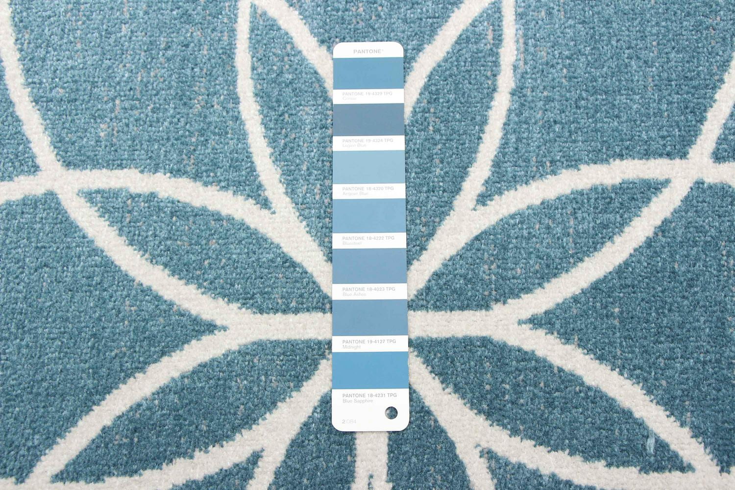Tapis Lavable ECARPET Floral pour Chambre, Salon, Chambre d'Enfant, Couloir