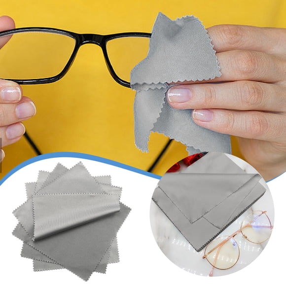 Wipes Category Microfiber Cleaning Cloths for Glasses and Screens – 10 Pack -Soft Reusable Lens Wipes for Smooth Streak-Free Finish